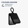 Husa Samsung Galaxy Z Flip4, Silicon, Negru, 58786.01