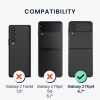 Husa Samsung Galaxy Z Flip4, Silicon, Negru, 58786.01