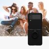 Husa Samsung Galaxy Z Flip4, Silicon, Negru, 58786.01