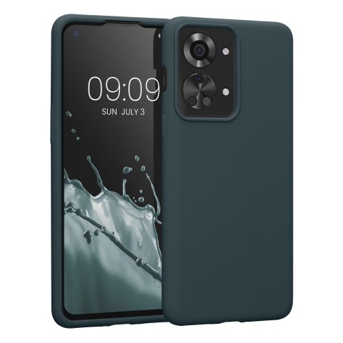 Husa OnePlus Nord 2T, Silicon, Albastru, 58764.202