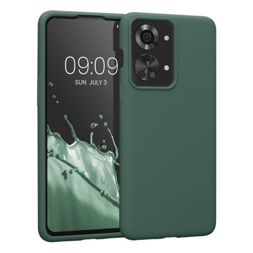 Husa OnePlus Nord 2T, Silicon, Verde, 58764.166