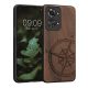 Husa OnePlus Nord 2T, Lemn, Maro, 58767.01