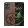 Husa OnePlus Nord 2T, Lemn, Maro, 58767.01