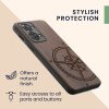 Husa OnePlus Nord 2T, Lemn, Maro, 58767.01