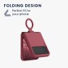 Husa Samsung Galaxy Z Flip4, Roz inchis, Silicon, 58786.167