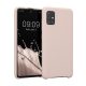 Husa Samsung Galaxy A51, Silicon, Crem, 51197.225