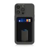 Suport magnetic pentru carduri compatibil cu Apple iPhone 14 Series/iPhone 13 Series/iPhone 12 Series, Kwmobile, Negru, Plastic, 58791.01