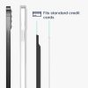 Suport magnetic pentru carduri compatibil cu Apple iPhone 14 Series/iPhone 13 Series/iPhone 12 Series, Kwmobile, Negru, Plastic, 58790.01