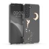 Husa Samsung Galaxy S22, Silicon, Transparent/Auriu, 58794.01