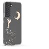 Husa Samsung Galaxy S22, Silicon, Transparent/Auriu, 58794.01