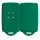Husa Cheie Auto pentru Renault 4 Butoane - Smart Key, Kwmobile, Verde, Silicon, 48035.142