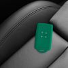 Husa Cheie Auto pentru Renault 4 Butoane - Smart Key, Kwmobile, Verde, Silicon, 48035.142