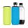 Set 2 Huse Cooler Jacket pentru sticle SodaStream, Kwmobile, Albastru/Galben, Neopren, 58833.02