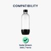 Set 2 Huse Cooler Jacket pentru sticle SodaStream, Kwmobile, Albastru/Galben, Neopren, 58833.02