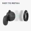 Set 5 Varfuri de schimb pentru casti Sony Linkbuds WF-L900, Kwmobile, Negru, Silicon, 58866.01