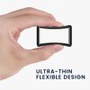 Set 2 Huse pentru Huawei Band 7/Band 6/Honor Band 6, Kwmobile, Negru/Transparent, Silicon, 58915.01