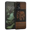 Husa Xiaomi 12/12X, Lemn, Maro/Negru, 56788.05
