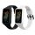 Set 2 Curele pentru Huawei Band 7/Band 6/Honor Band 6, Kwmobile, Negru/Alb, Silicon, 58914.02