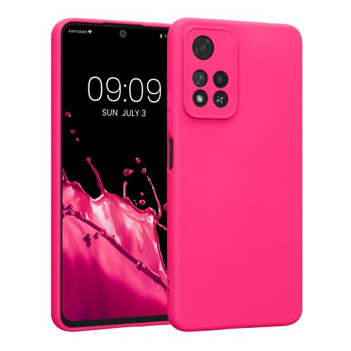 Husa Xiaomi Redmi Note 11 Pro Plus 5G, Silicon, Roz, 58097.77