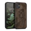Husa Apple iPhone 11, Lemn, Maro, 49799.14