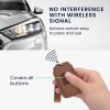 Husa Cheie Auto pentru Renault 4 Butoane - Smart Key, Kwmobile, Maro, Piele ecologica, 58938.03
