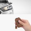 Husa Cheie Auto pentru Renault 4 Butoane - Smart Key, Kwmobile, Maro, Piele ecologica, 58938.03