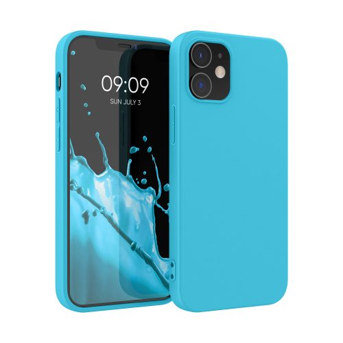 Husa Apple iPhone 12/iPhone 12 Pro, Silicon, Albastru, 53938.205