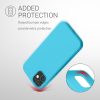 Husa Apple iPhone 12/iPhone 12 Pro, Silicon, Albastru, 53938.205