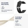 Set 2 curele pentru Xiaomi Mi Watch/Mi Watch Color Sport, Kwmobile, Negru/Gri, Silicon, 58466.02