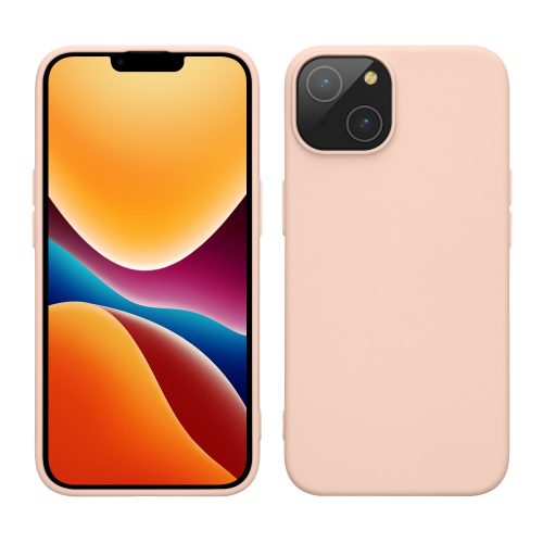 Husa Apple iPhone 14, Silicon, Crem, 59079.225