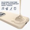 Husa Apple iPhone 14, Silicon, Crem, 59071.16
