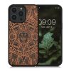 Husa Apple iPhone 14 Pro Max, Lemn, Maro/Negru, 59127.02