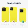 Husa Apple iPhone 14 Pro, Silicon, Galben, 59073.149