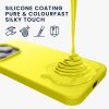 Husa Apple iPhone 14 Pro, Silicon, Galben, 59073.149