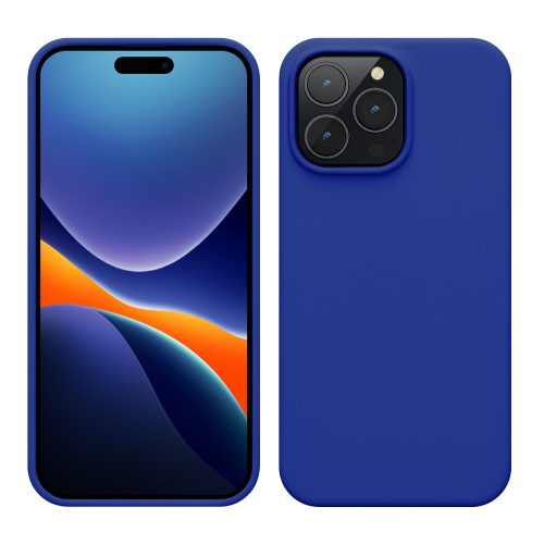 Husa Apple iPhone 14 Pro Max, Silicon, Albastru, 59074.134
