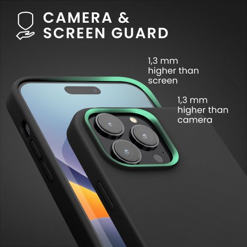 Husa Apple iPhone 14 Pro Max, Silicon, Negru, 59074.01