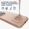 Husa Apple iPhone 14 Pro Max, Silicon, Crem, 59074.10