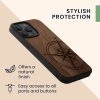Husa Apple iPhone 14 Pro Max, Lemn, Maro, 59127.01
