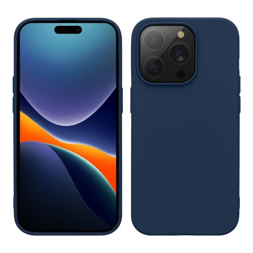 Husa Apple iPhone 14 Pro, Silicon, Albastru, 59081.116