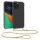 Husa Apple iPhone 14 Pro Max, Silicon, Transparent/Auriu, 59105.21