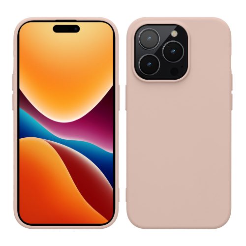 Husa Apple iPhone 14 Pro, Silicon, Crem, 59081.225