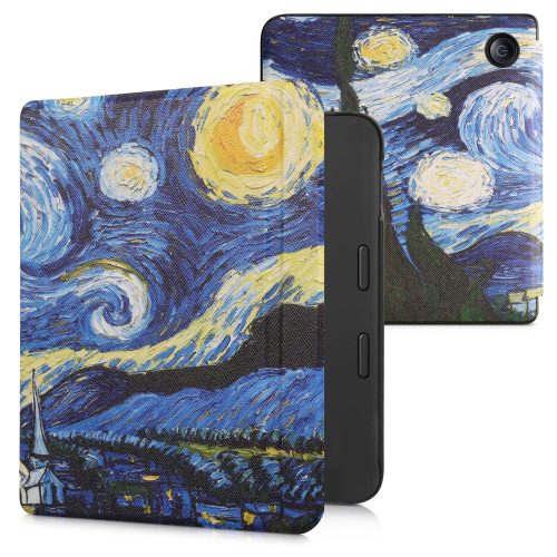 Husa pentru Kobo Libra 2, Kwmobile, Multicolor, Piele ecologica, 56575.41