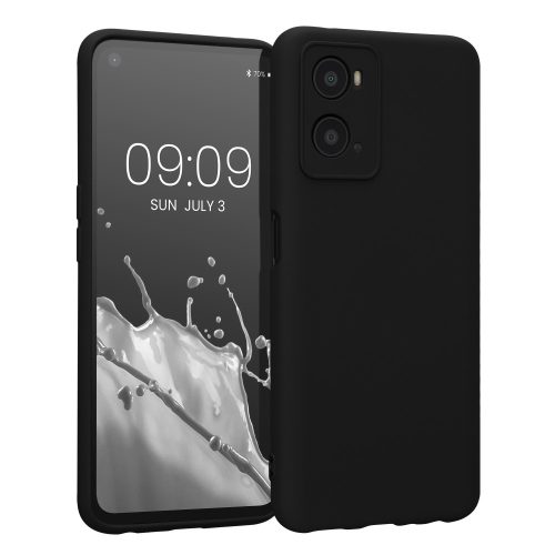 Husa OPPO A76/A96, Silicon, Negru, 59147.01