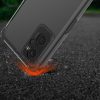 Husa OPPO A76/A96, Silicon, Transparent/Negru, 59149.01