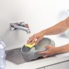 Set 1x Dispenser automat mancare si 1x Dispenser automat apa pentru Caini/Pisici, Gri, 3,8l, 48332.19