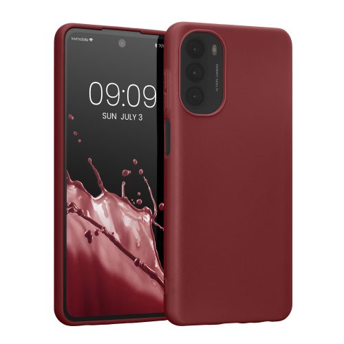 Husa Motorola Moto G62, Silicon, Rosu, 59171.187