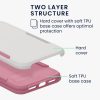 Husa Apple iPhone XR, Silicon, Alb/Roz, 59195.02