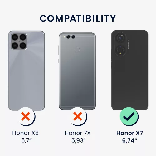 Husa Honor X7, Silicon, Violet, 58420.187