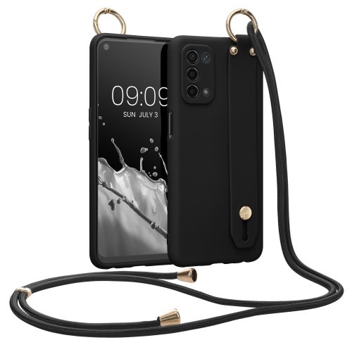 Husa OPPO A74 5G/A54 5G, Silicon, Negru, 59227.01