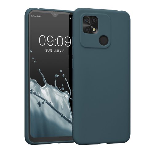 Husa Xiaomi Redmi 10C, Silicon, Albastru, 59231.202